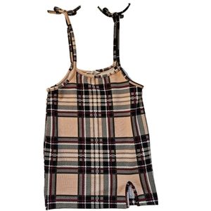 Dress plaid grommet